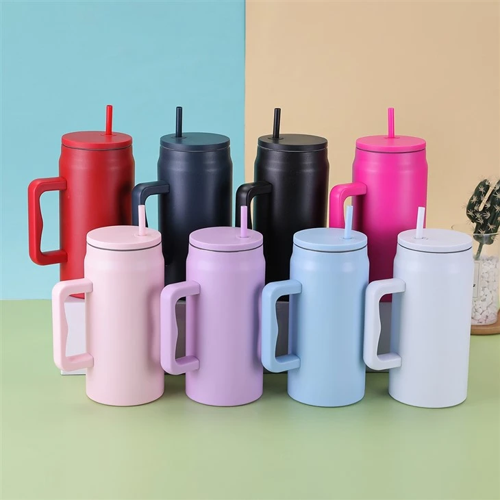 40 OZ Stainless Steel Tumbler With Handle