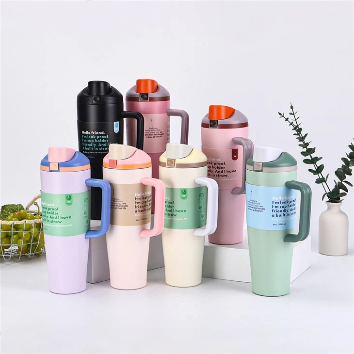 40oz Stainless Steel Tumbler With Freesip